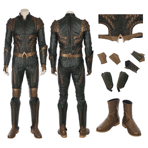 Arthur Curry Cosplay Costume Leather Edition Deluxe Costumes