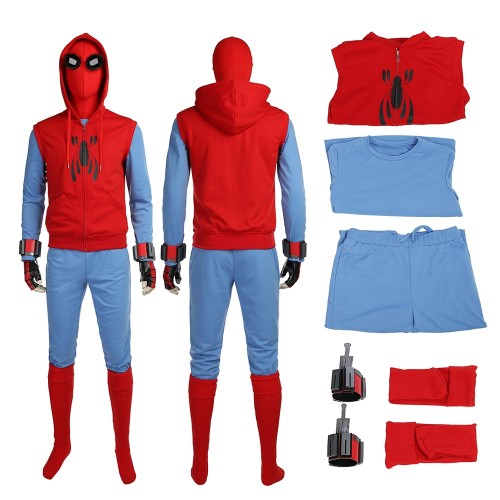 Spider-Man Homecoming Tom Holland Spiderman Outfits Cosplay Costume