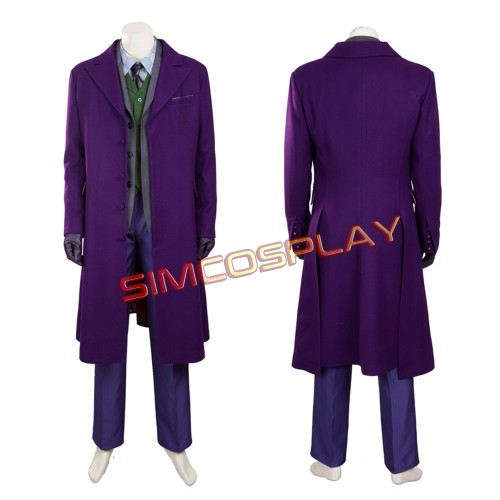 Joker Cosplay Costume Purple Suit Deluxe Edition