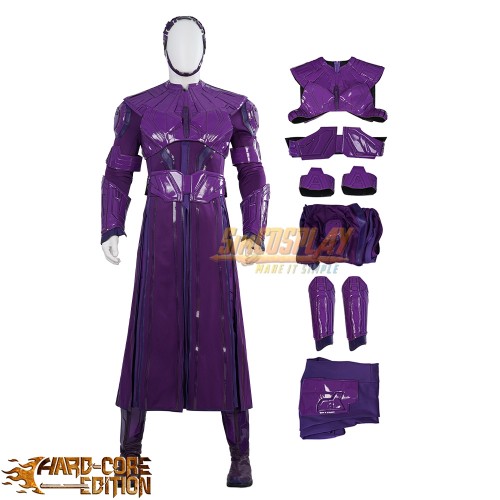 2023 High Evolutionary Cosplay Costume Purple Leather Suit Top Level