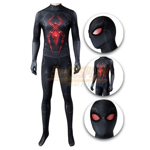 2023 Spider man Dark Suit Cosplay Costume Printed Edition