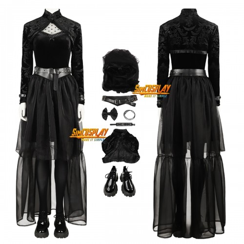 2024 Lisa Frankenstein Black Skirt Cosplay Costume