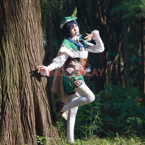 Genshin Impact Venti Cosplay Costumes High-End Cosplay Suit