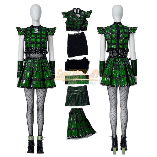 Anne Boleyn Musical Six Green Cosplay Costume Dress