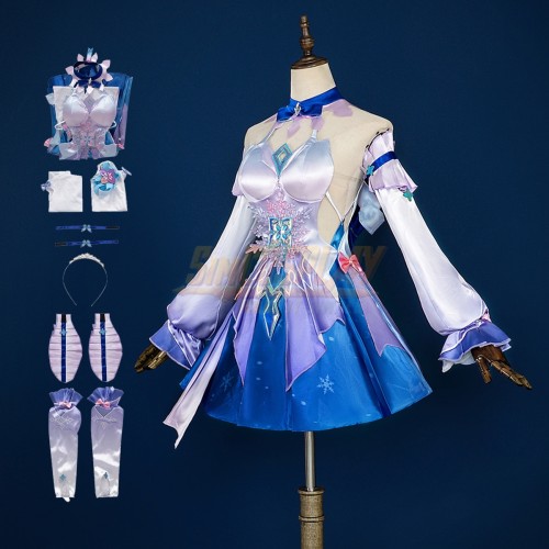 Astral Express Eternal Ice Girl March 7th Cosplay Costume