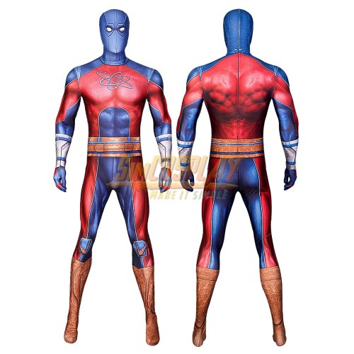 Atom Smasher Cosplay Costumes Spandex Printed Suit Ver.2