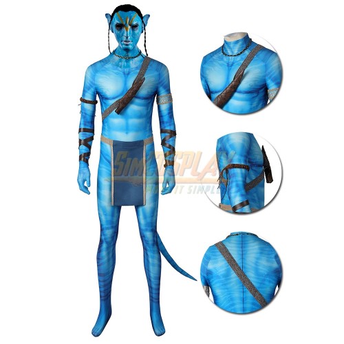 Avatar 2 Jake Sully Cosplay Costumes For Halloween Cosplay