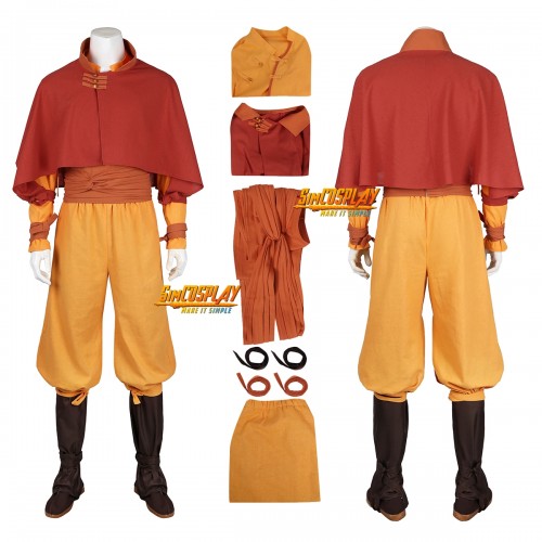 Avatar The Last Airbender Aang Cosplay Costume 2024 Edition