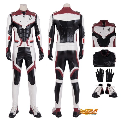 Avengers Endgame Quantum Realm Suits Cosplay Costume Top Level