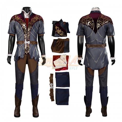 Baldur's Gate 3 Astarion Cosplay Costume Dress Style Suit