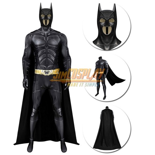 Knights of Dark Bruce Wayne Cosplay Costume Male Spandex Edition