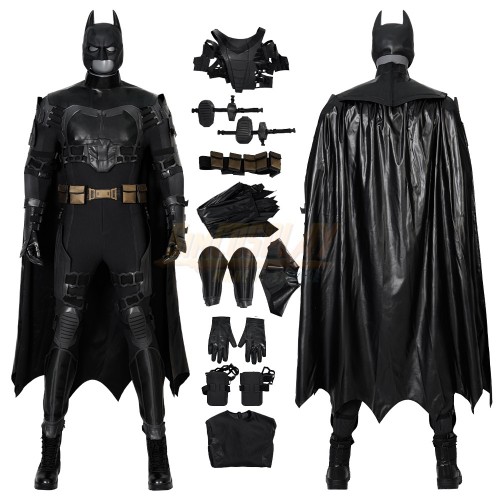 Batman Cosplay Costume The Flash 2023 Batsuit With Mask Top Level