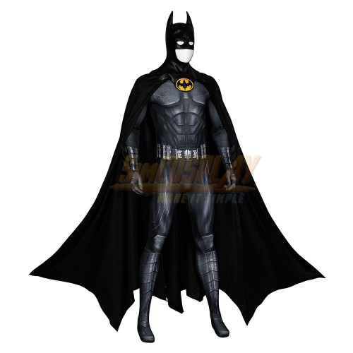 Bruce Wayne Michael Keaton Cosplay Suit Thick Cloak Extended Version