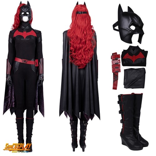 Bat Women Kate Kane Cosplay Costume Top Level
