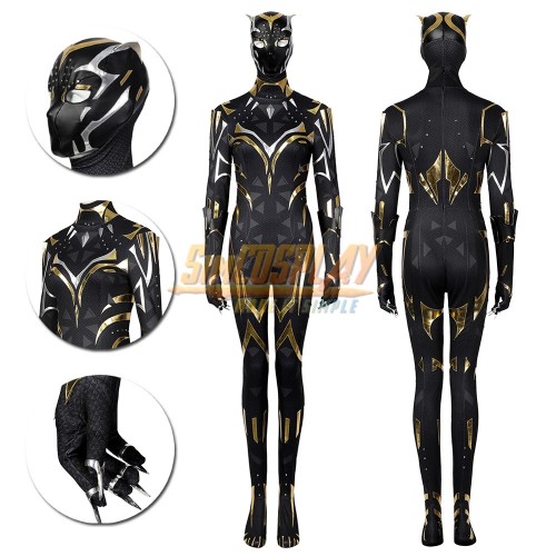 Black Panther Wakanda Forever Shuri Suit Cosplay Costume Top Level