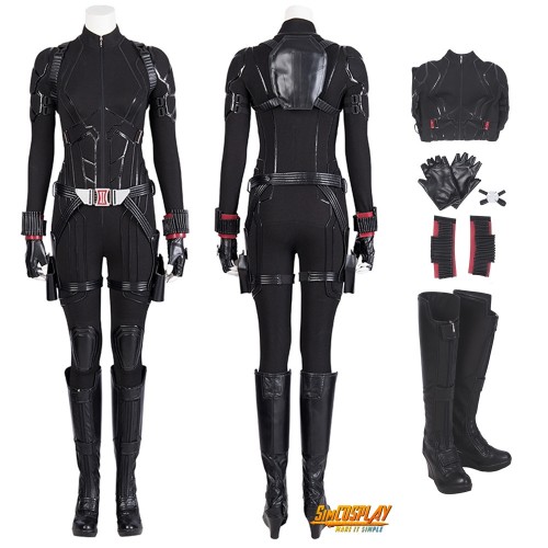 Black Widow Costumes Endgame Natasha Romanoff Suit Top Level