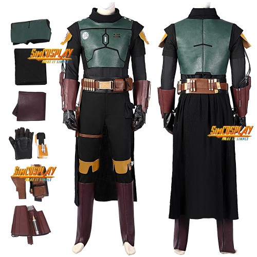 Boba Fett Cosplay Costume The Book of Boba Fett Cosplay Suit Ver.2