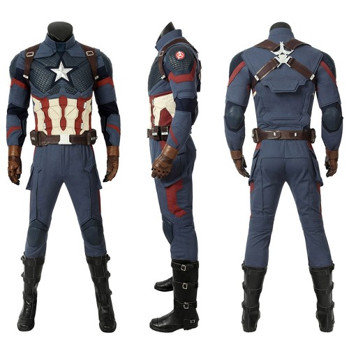 Captain America Steve Rogers Cosplay Costumes Ver.2