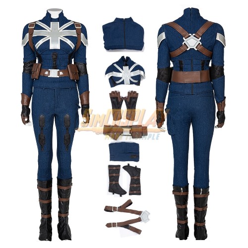 Captain Carter Stealth Suit What if Cosplay Costumes Top Level