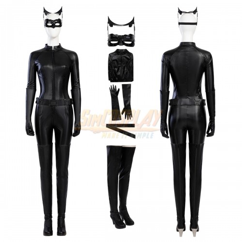 Catwoman Selina Kyle Cosplay Costume Anne Hathaway Classic Version