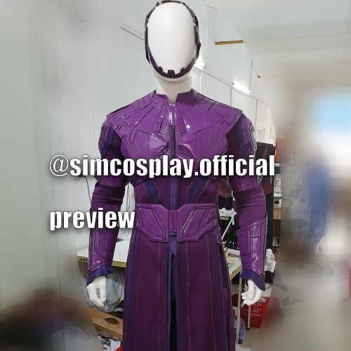 [Pre-Order] 2023 High Evolutionary Cosplay Costume Purple Leather Suit Top Level