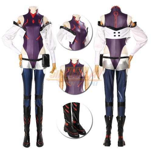 Cyberpunk Edgerunners Lucy Cosplay Costumes Top Level