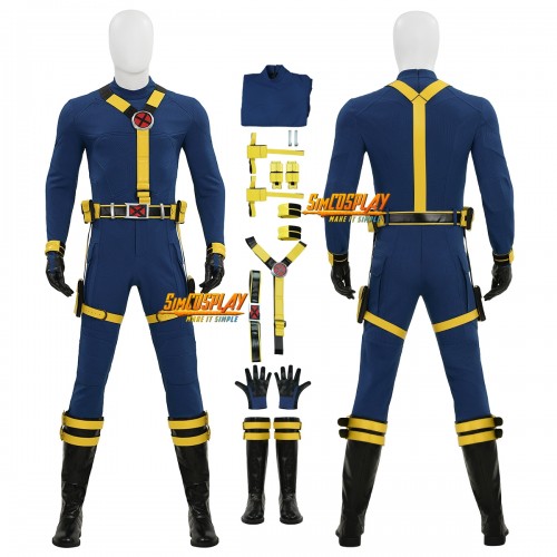 Cyclops Scott Summers Cosplay Costume Avengers Doomsday Suit Top Level