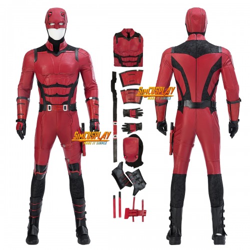 Ver.1 - Daredevil Born Again Cosplay Costume Top Level