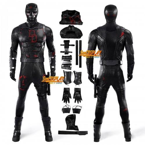 Daredevil Born Again S2 Cosplay Costume Matt Murdock Suit Hardcore Top Level