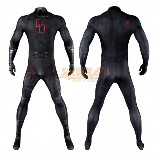 Daredevil Matt Murdock Double D Cosplay Suit Born Again S2 Prineted Costume