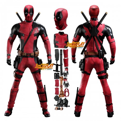 Top Level - Deadpool 2 Wade Wilson Cosplay Costumes Hardcore Suit