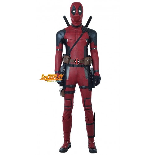 Deadpool 3 Wade Wilson Cosplay Costume Leather Suit