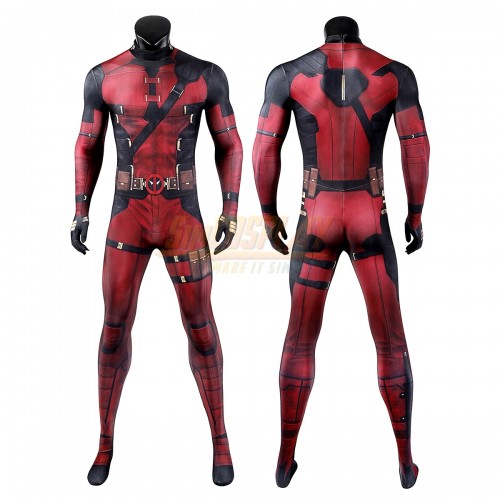 Deadpool 3 Wade Wilson HD Printed Cosplay Suit