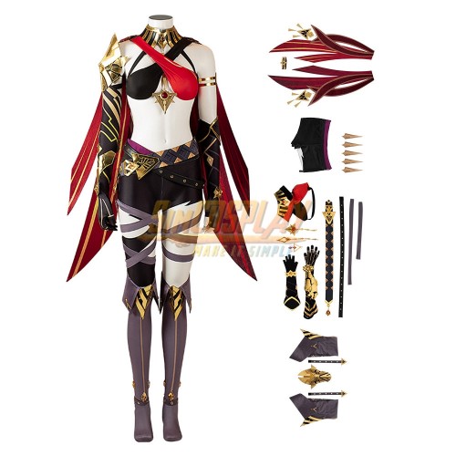 Dehya Genshin Impact NPC Cosplay Costumes Ver.2