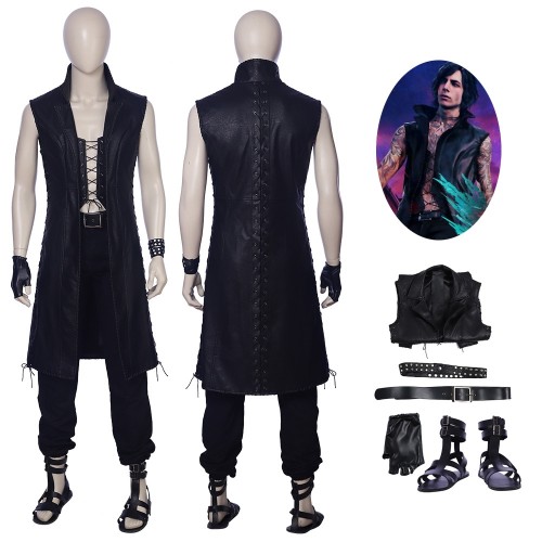 Devil May Cry 5 V Mysterious Man Cosplay Costume Sim1203vm