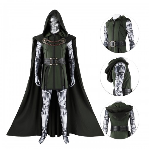Doctor Doom Cosplay Costume Doomsday Cosplay Suit Printed Edition