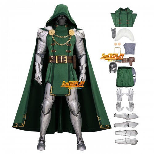 Doctor Doom Cosplay Costume Marvel Rivals Suit Top Level