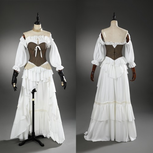 FF14 480HQ Ishgard Healing White Cosplay Costume