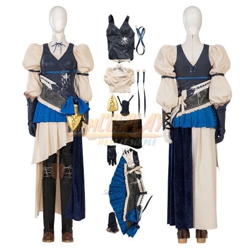 Final Fantasy XVI Jill Warrick Cosplay Costume Top Level