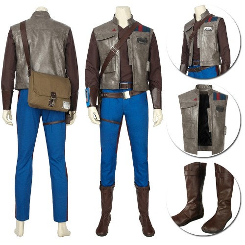 Finn Cosplay Costume Star Wars 9 The Rise of Skywalker Cosplay Suits Sac4446