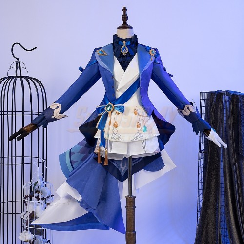 God of Justice Focalors Furina Genshin Impact Cosplay Costume