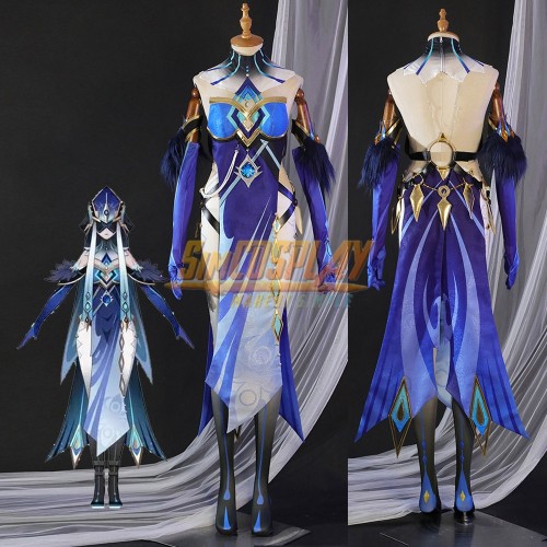 Genshin Impact Cosplay Costumes Hidden Mirror Lady Cosplay Suit Full Set