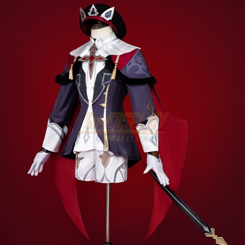 Genshin Impact Dahlia Vampire Boy Cosplay Costume Suit