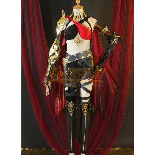 Genshin Impact Dehya Cosplay Costumes Sim5975