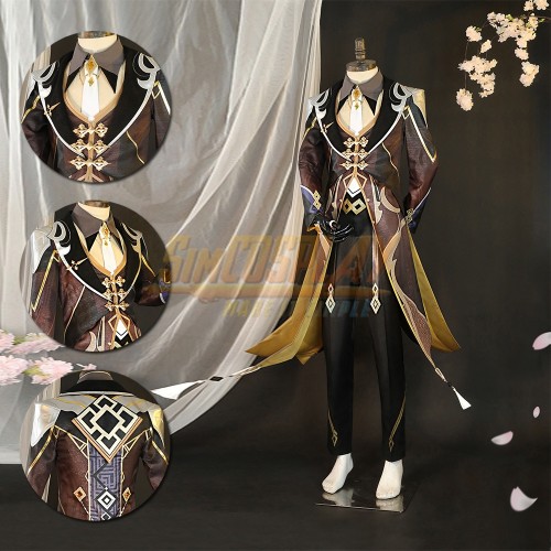 Genshin Zhongli Cosplay Costumes Full set Of Cosplay Suit