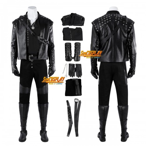 Complex - Geralt Cosplay Costumes Witcher Season 5 leather Suit