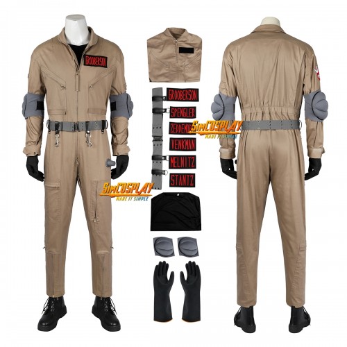 Ghostbusters Frozen Empire Cosplay Costume Gary Grooberson Suit