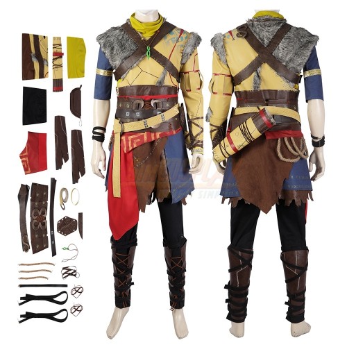 God of War Ragnarok Atreus Cosplay Costume Full Set