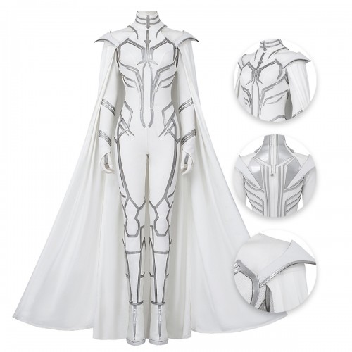 Goddess of Peace Hela White Cosplay Costume Top Level