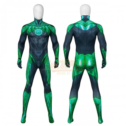 Green Lantern Cosplay Costume Printed Cosplay Suit